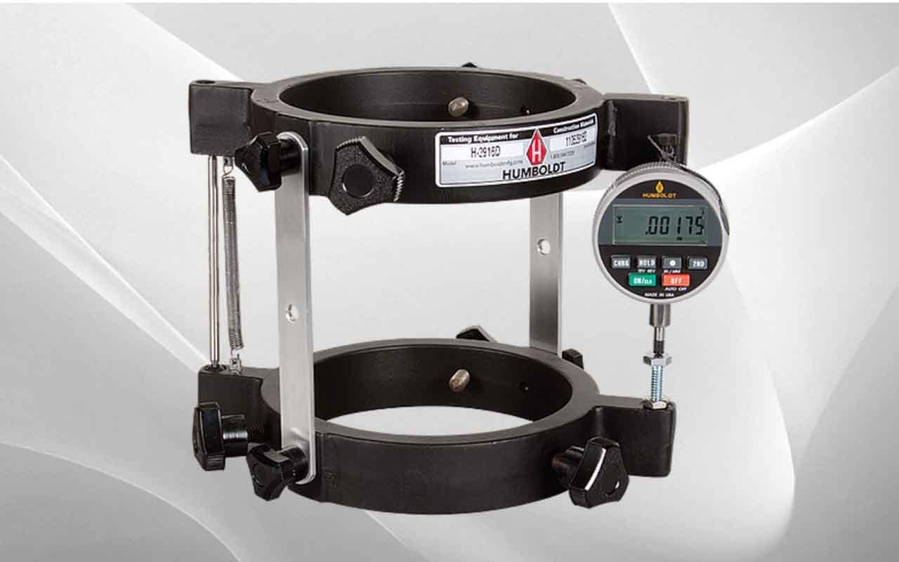 H-2916D Compressometer with Digital Indicator, 4" x 8"